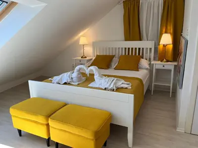 Krevet ili kreveti u jedinici u objektu Central apartments Bol