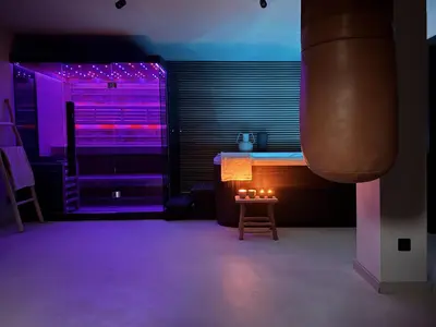 Tlocrt objekta Luxauthentic villa with heated pool SALT STONE - sauna, jacuzzi, gym, outdoor kitchen with bbq