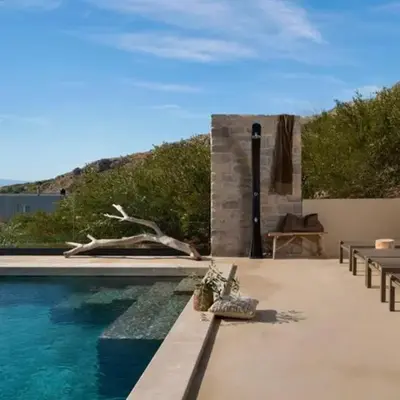 Luxauthentic villa with heated pool SALT STONE - sauna