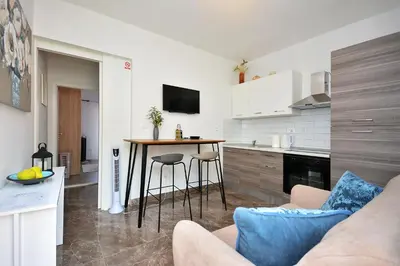 Kuhinja ili čajna kuhinja u objektu Apartment 'MIMO' in Milna - Hvar