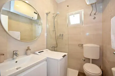 Kupaonica u objektu Apartment 'MIMO' in Milna - Hvar