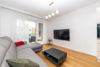 TV i/ili zabavni centar u objektu Luxury Apartments Sunny Side