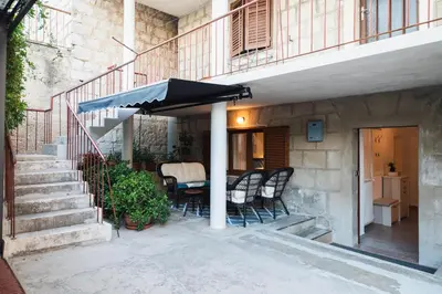 Balkon ili terasa u objektu Amfora Maris Apartment