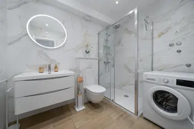 Kupaonica u objektu Apartmani Marivo