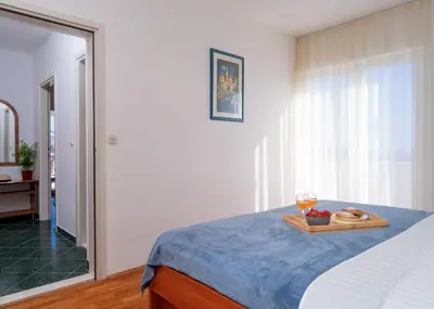 Krevet ili kreveti u jedinici u objektu Longin Apartments - ZF Hvar