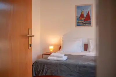 Krevet ili kreveti u jedinici u objektu Longin Apartments - ZF Hvar