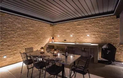 Tlocrt objekta Luxurious Home In Celina With Sauna