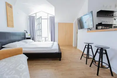 Krevet ili kreveti u jedinici u objektu Guesthouse Seaview