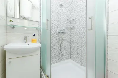 Kupaonica u objektu Apartment Close to the beach