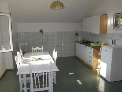 Kuhinja ili čajna kuhinja u objektu 3416-3 Apartment in Bol with sea view, balcony, air conditioning, WiFi