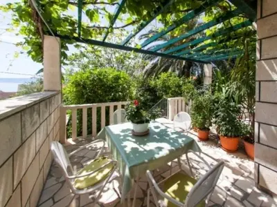 Balkon ili terasa u objektu Apartment in Bol with sea view, terrace, air conditioning,WiFi 3634-2