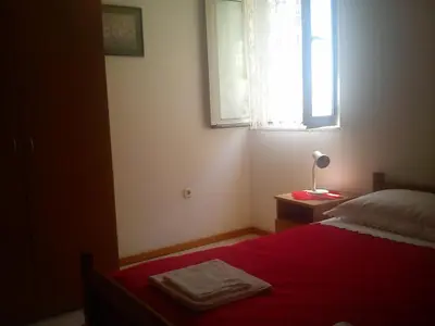 Krevet ili kreveti u jedinici u objektu Apartment in Hvar town with sea view, terrace, air conditioning, WiFi 3615-2