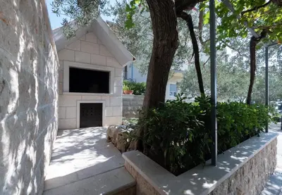 Vrt u objektu Apartment in Duce with sea view, terrace, air conditioning, WiFi 3423-3