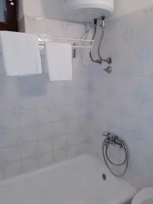 Kupaonica u objektu Apartment in Pisak with sea view, balcony, air conditioning, WiFi 195-1