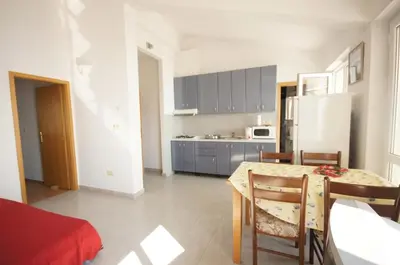 Kuhinja ili čajna kuhinja u objektu Apartment in Brela with sea view, terrace, air conditioning, WiFi 75-8