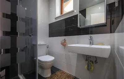 Kupaonica u objektu Holiday Home Zvecanje With Outdoor Swimming Pool 326
