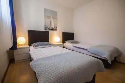 Krevet ili kreveti u jedinici u objektu Aurora Apartments