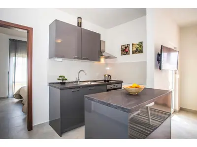 Kuhinja ili čajna kuhinja u objektu Olive Tree Apartments