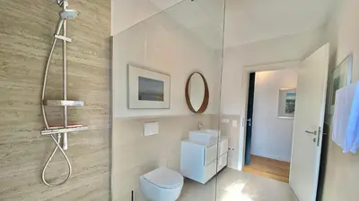 Kupaonica u objektu Nautilus-Bay Suites - Dreizimmer Suite 420