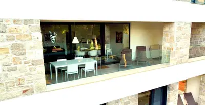 Balkon ili terasa u objektu Nautilus-Bay Suites - Dreizimmer Suite 420