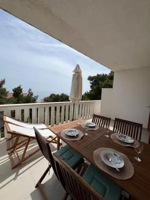 Balkon ili terasa u objektu Apartmani Vranković