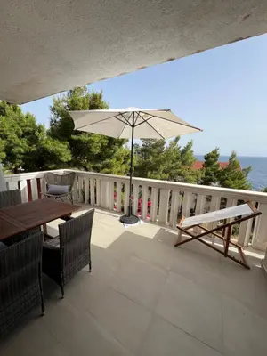 Balkon ili terasa u objektu Apartmani Vranković