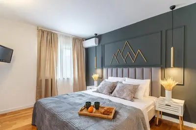 Krevet ili kreveti u jedinici u objektu Apartments with parking space Sutivan - Brac - 20155