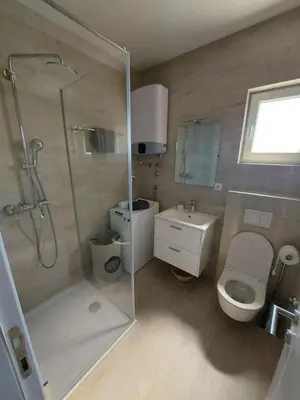 Kupaonica u objektu Apartment in Lokva Rogoznica with sea view, balcony, air conditioning, WiFi 5118-3