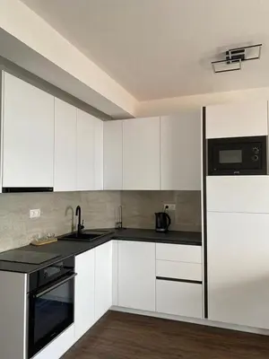 Kuhinja ili čajna kuhinja u objektu Apartment in Lokva Rogoznica with sea view, balcony, air conditioning, WiFi 5118-5