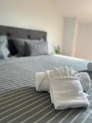 Krevet ili kreveti u jedinici u objektu Apartment Los Anđeles