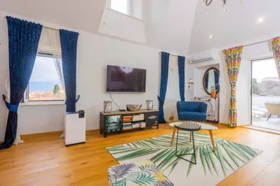 TV i/ili zabavni centar u objektu Apartment Oskar