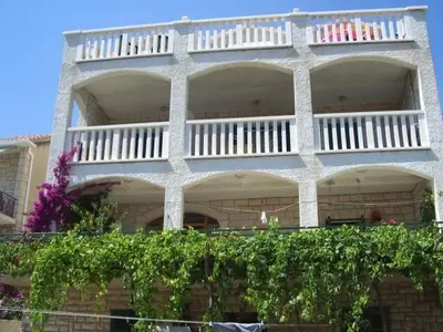 Balkon ili terasa u objektu Apartment in Bol with sea view, terrace, air conditioning, WiFi 5121-2