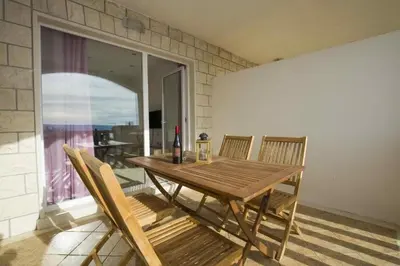 Tlocrt objekta Apartment in Bol with sea view, terrace, air conditioning, WiFi 5121-4