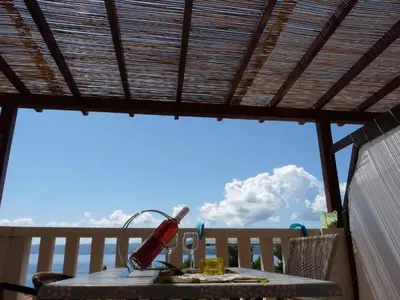 Balkon ili terasa u objektu Apartment in Bol with sea view, terrace, air conditioning, WiFi 5121-5