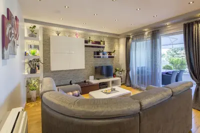 TV i/ili zabavni centar u objektu Apartments by the sea Makarska - 20587