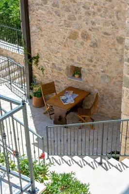 Balkon ili terasa u objektu Luxury villa with a swimming pool Malo Grablje, Hvar - 20606