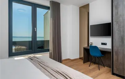 Krevet ili kreveti u jedinici u objektu Pet Friendly Home In Omis With Sauna
