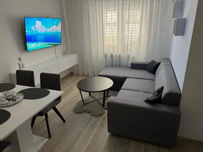 TV i/ili zabavni centar u objektu Apartman Iko