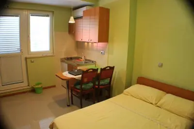 Krevet ili kreveti u jedinici u objektu Apartmani Asja