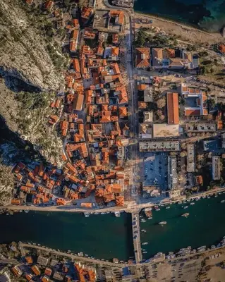 Ptičja perspektiva objekta Villa Vojnović