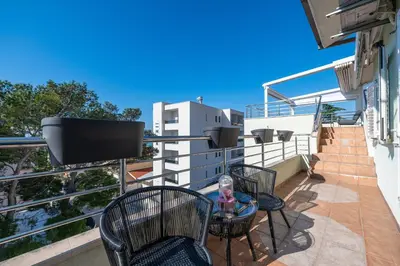 Balkon ili terasa u objektu Penthouse Apartment Villa Danijela with Jacuzzi