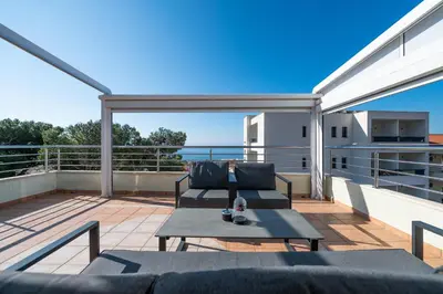 Balkon ili terasa u objektu Penthouse Apartment Villa Danijela with Jacuzzi