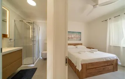 Krevet ili kreveti u jedinici u objektu Apartment Selca Put Ruzmarina Iii
