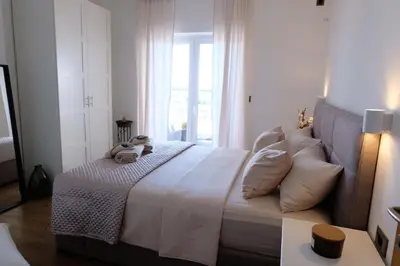 Krevet ili kreveti u jedinici u objektu Hvar Top View Luxury room