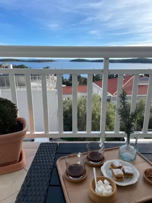 Balkon ili terasa u objektu Hvar Top View Luxury room