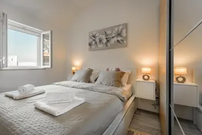 Krevet ili kreveti u jedinici u objektu Villa Škrika