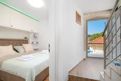Krevet ili kreveti u jedinici u objektu Villa Škrika