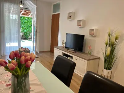 TV i/ili zabavni centar u objektu Apartman Silvija