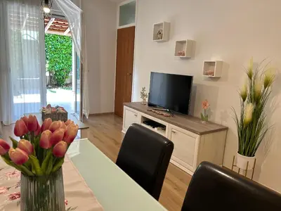 TV i/ili zabavni centar u objektu Apartman Silvija