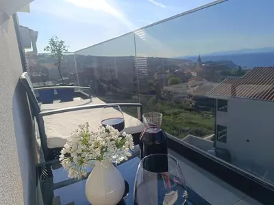 Balkon ili terasa u objektu Apartment Pearl of Postira
